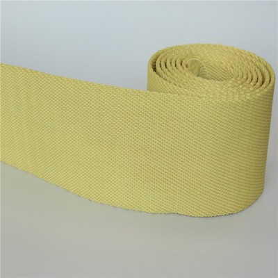 40*1.5mm阻燃织带 防火芳纶长丝编织带在高温机械输送领域的应用与优势